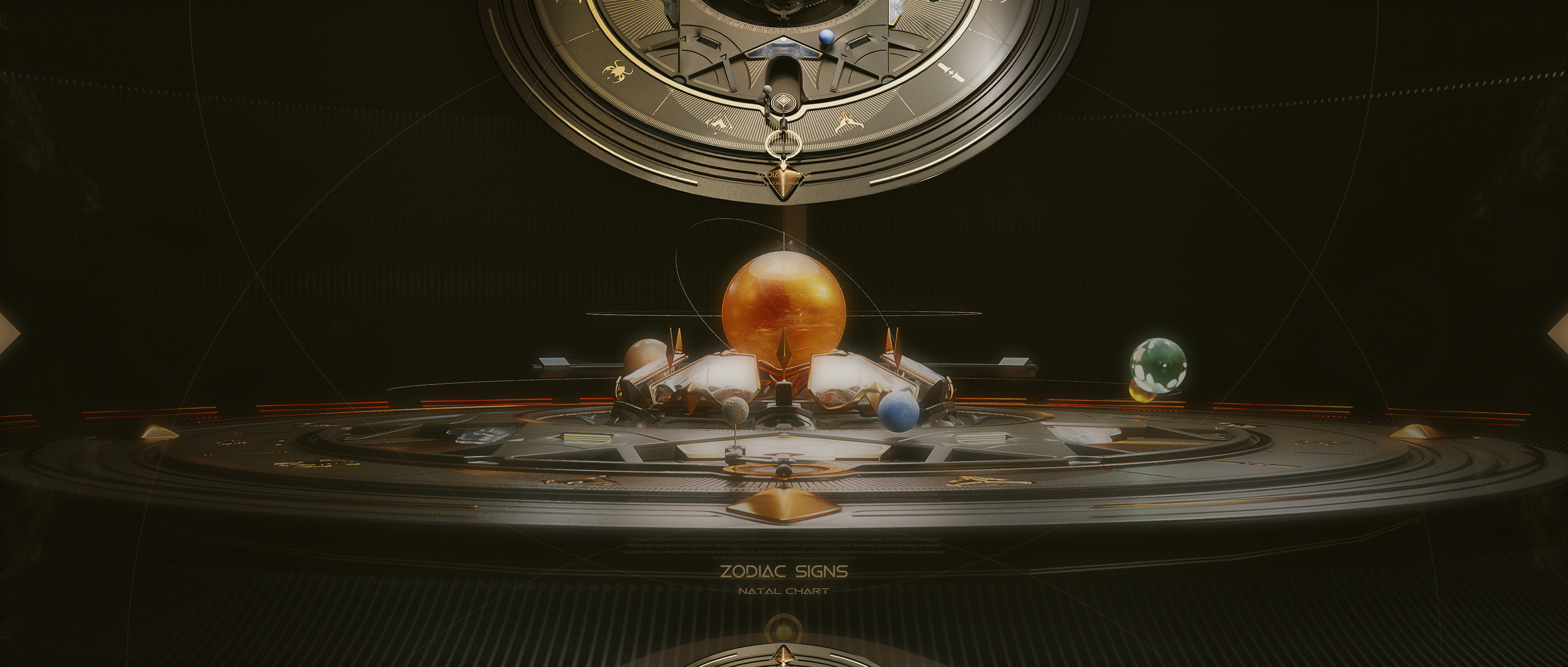 The arcana scene
